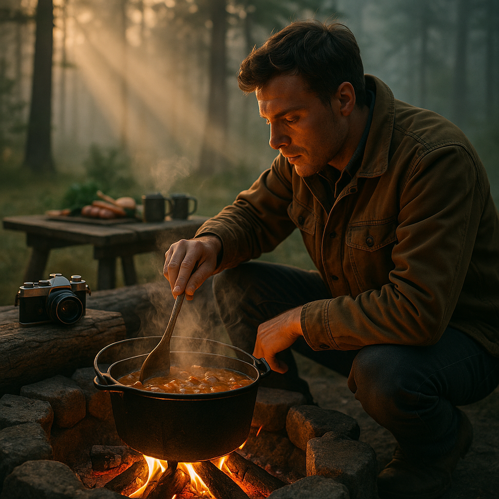 Misty Memories: Capturing Emotional Fire Meals Through Food Photography
