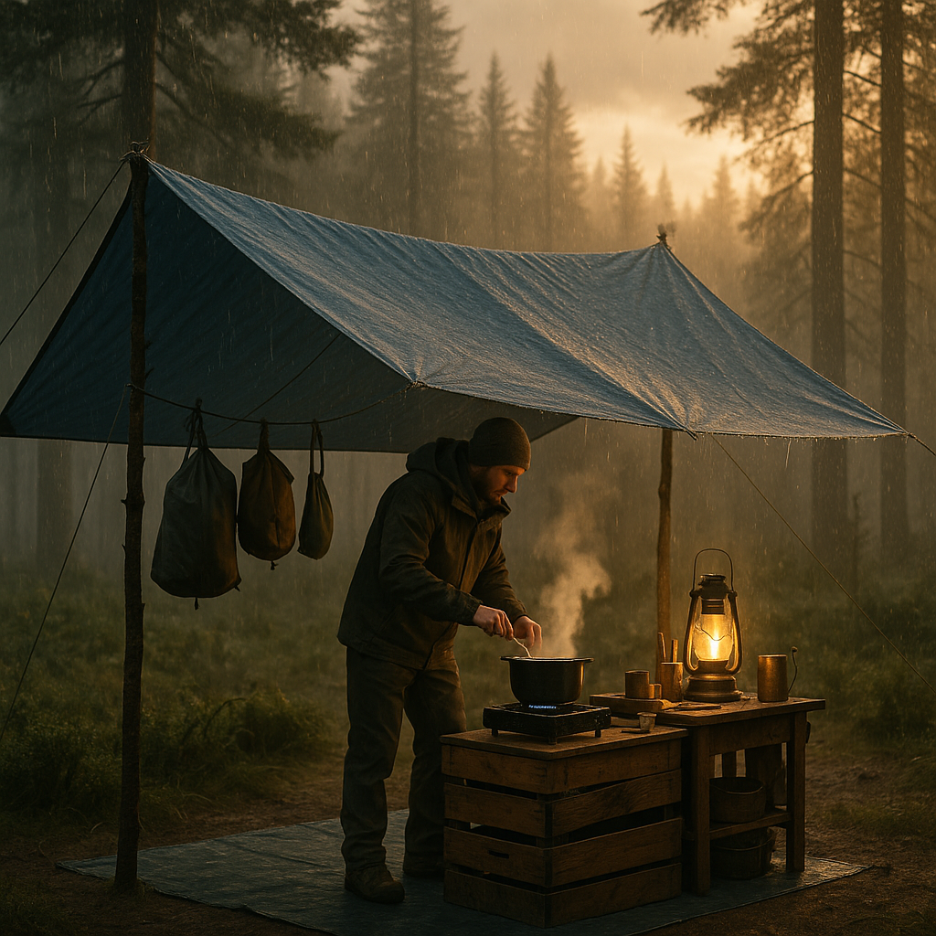 Tent-to-Kitchen Setup: How to Create a Weatherproof Camp Pantry